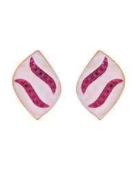 Double Wave Earrings - Statement Earrings - Gold-Plated & Hypoallergenic - Made in India - Dubai Jewellery - Dori