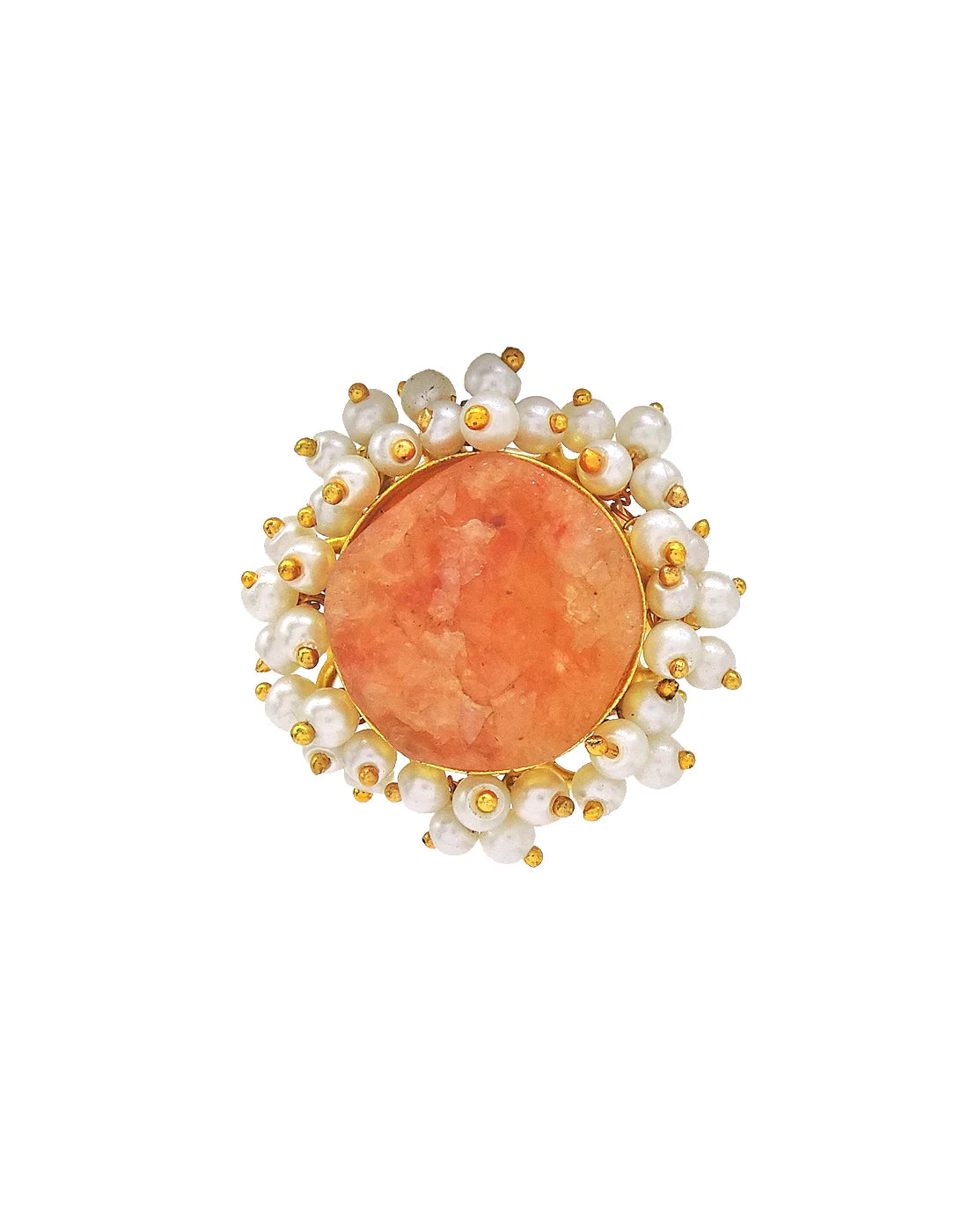 Jasper Bloom Ring- Handcrafted Jewellery from Dori