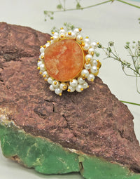 Jasper Bloom Ring- Handcrafted Jewellery from Dori