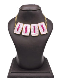 Wave Necklace - Statement Necklaces - Gold-Plated & Hypoallergenic Jewellery - Made in India - Dubai Jewellery - Dori