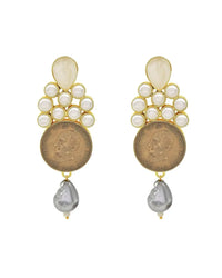 Amari Earrings | Grey Pearl & Rose Pearl