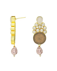 Amari Earrings | Grey Pearl & Rose Pearl