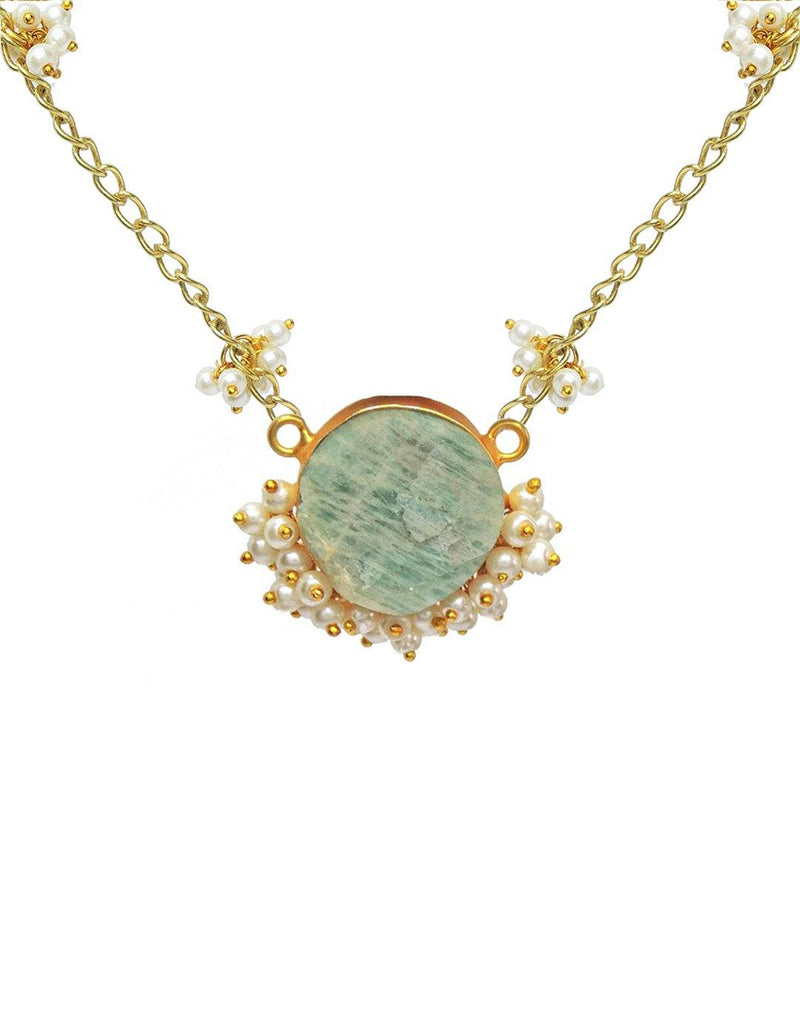 Amazonite Tiara Necklace