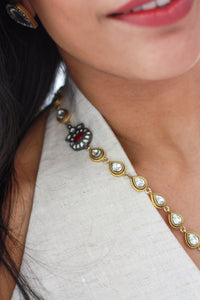 Classic Kundan Button Studsfrom Dori
