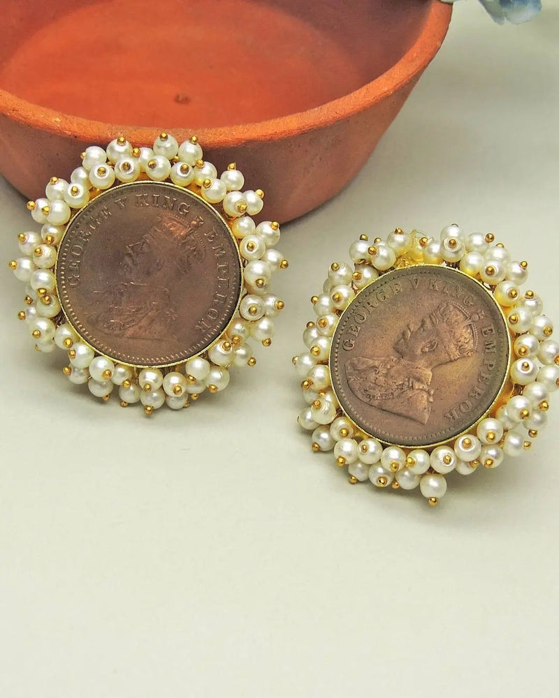 Coin Bloom Earrings