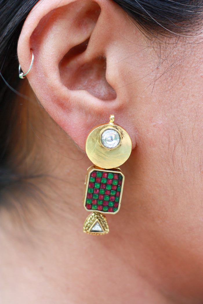 Phataka Mosaic Drop Earrings