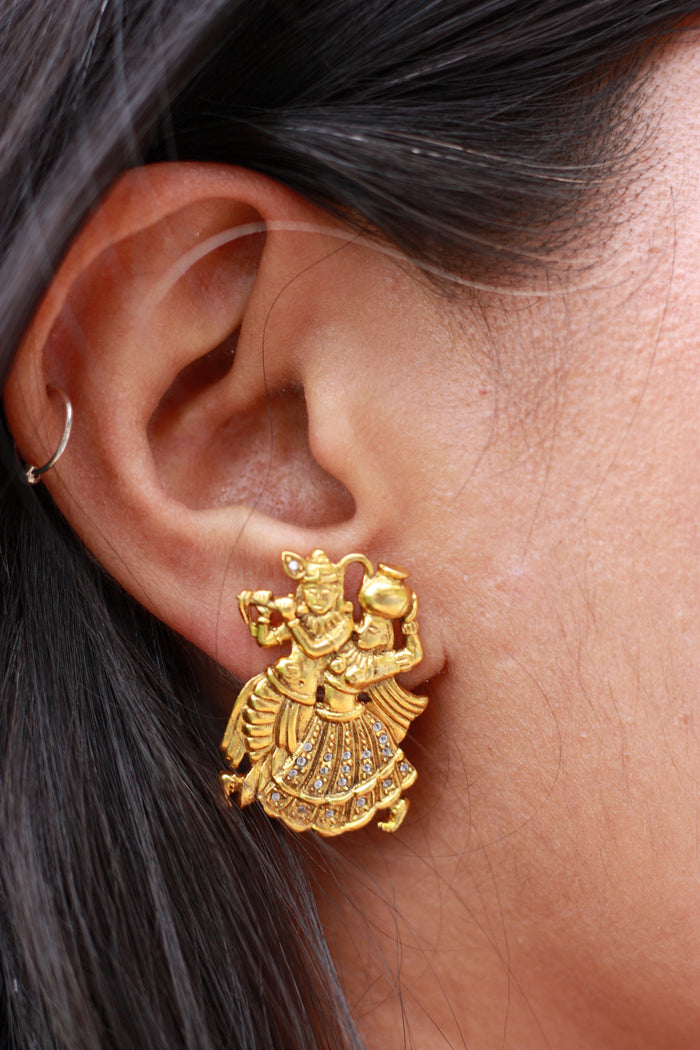 Nritya Figurative Statement Studs
