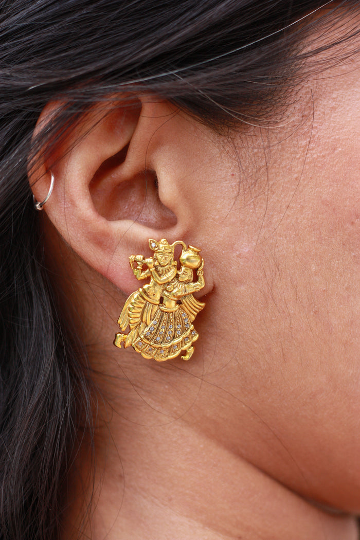 Nritya Figurative Statement Studs