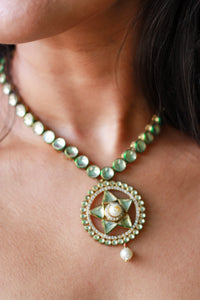 Sitara Mint Chakra Pendant Necklace