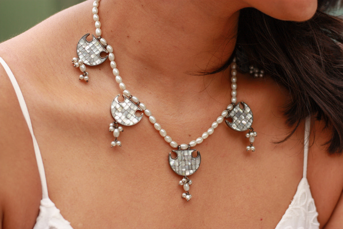 Chandrika Mother-of-Pearl Necklace