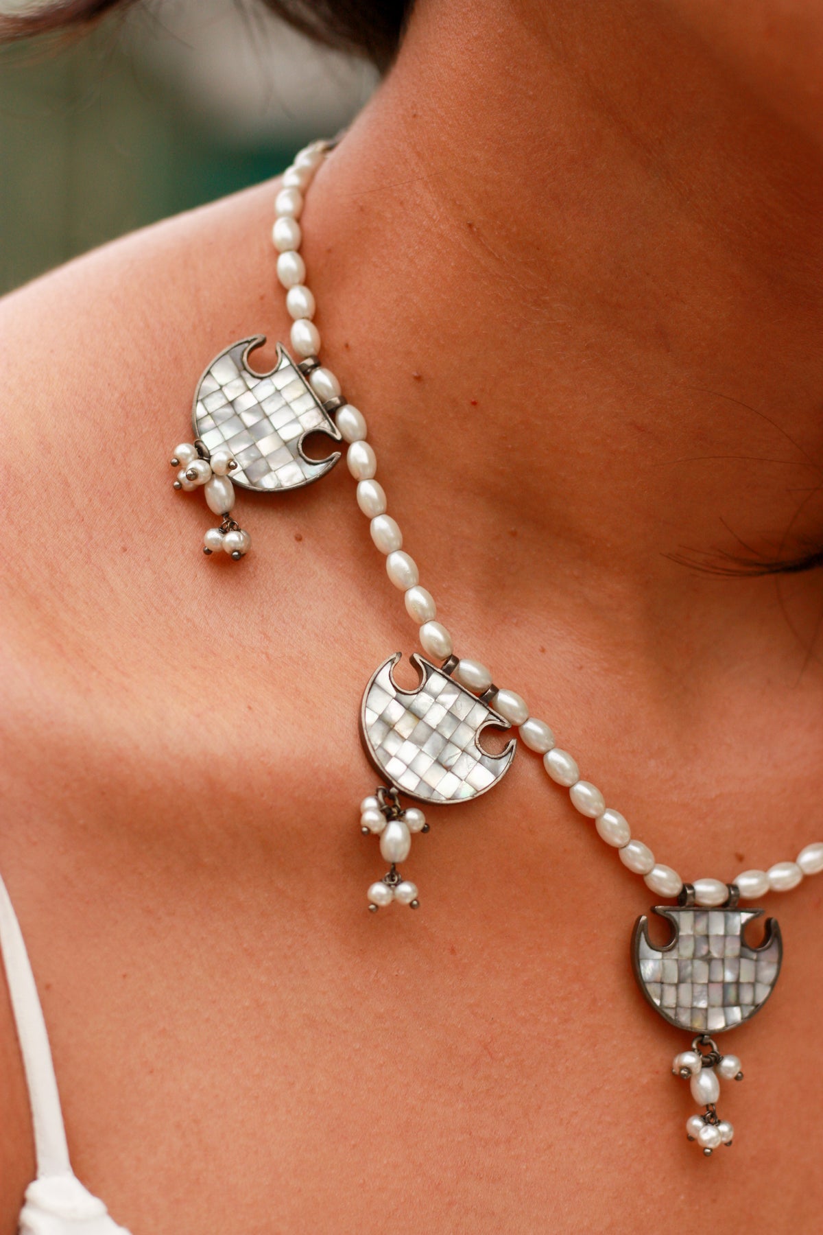 Chandrika Mother-of-Pearl Necklace