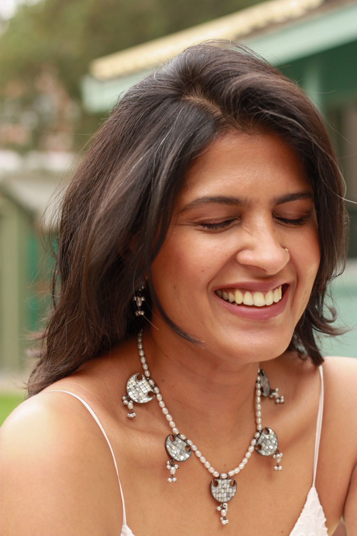 Chandrika Mother-of-Pearl Necklace