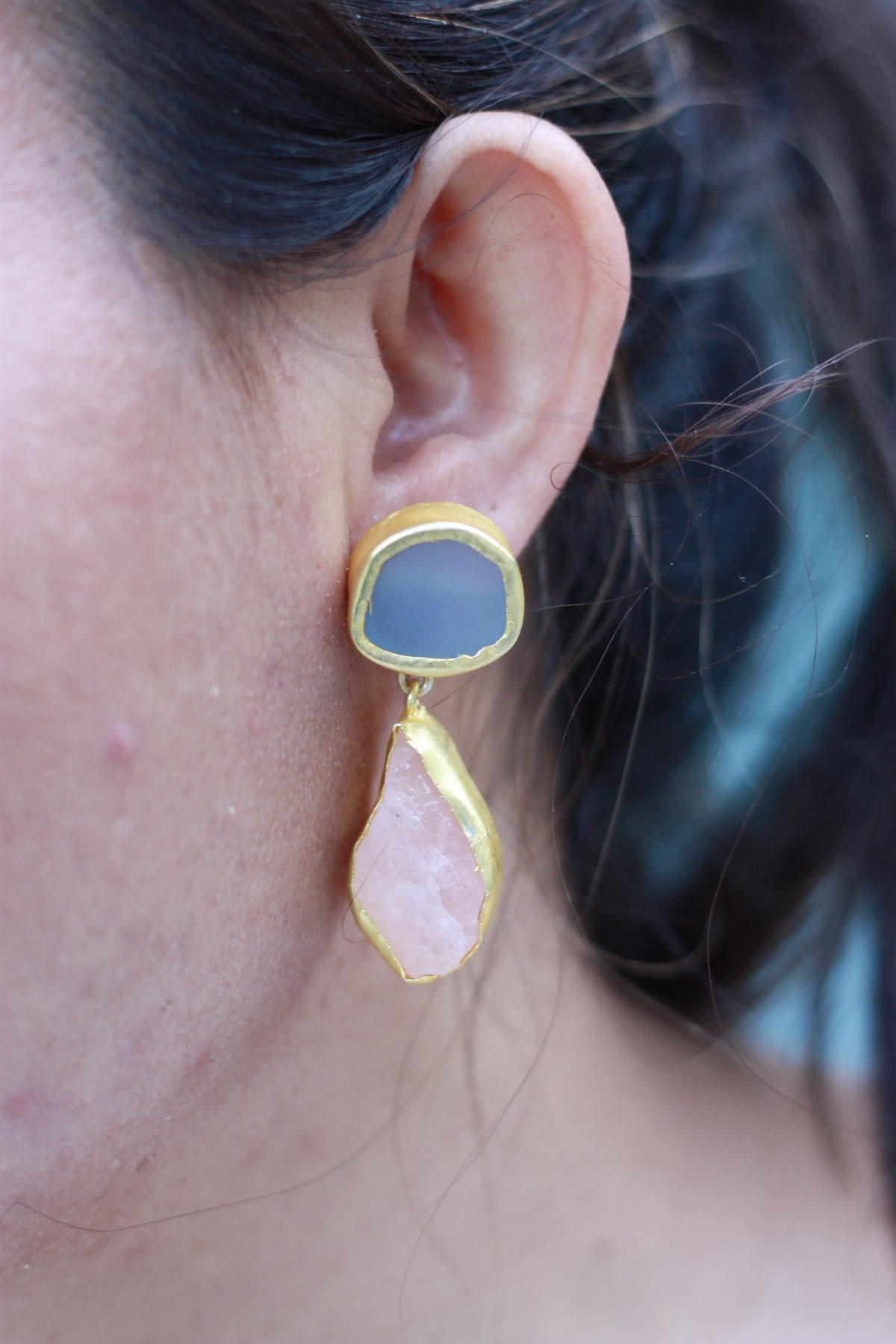 Coral Red Floral Cuff