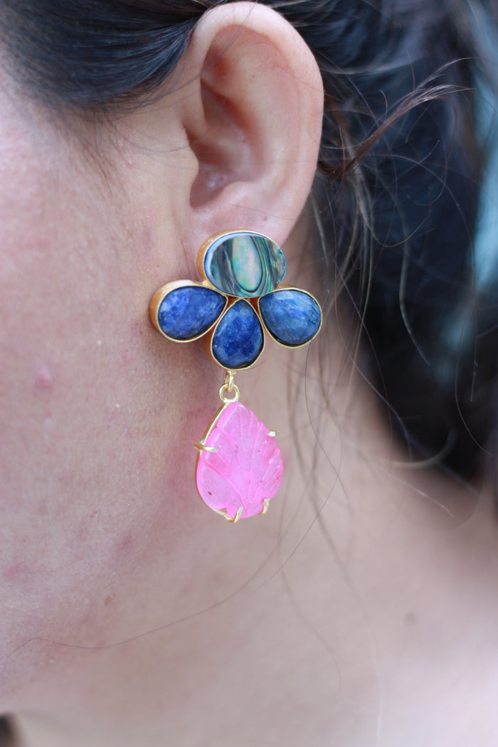 Geometric Gold Statement Studs