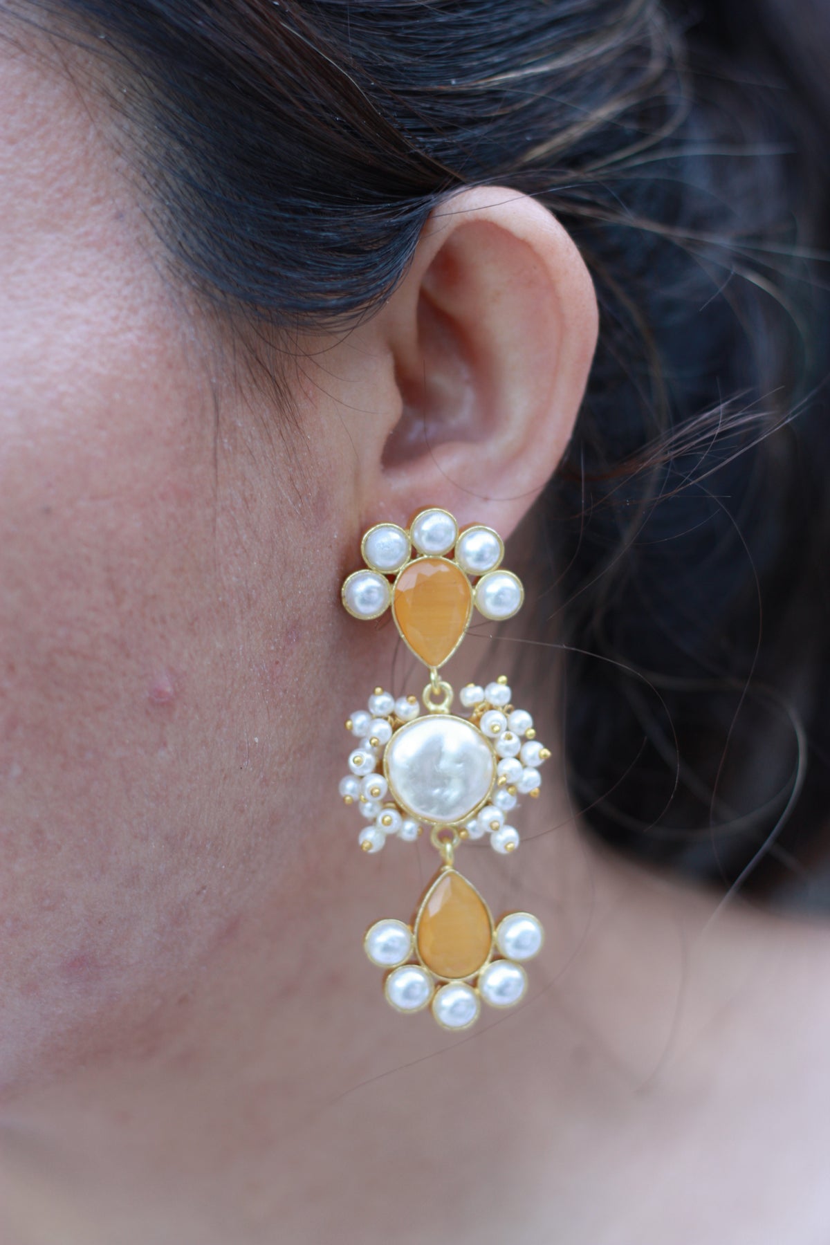 Sunlit Marigold Chandeliers