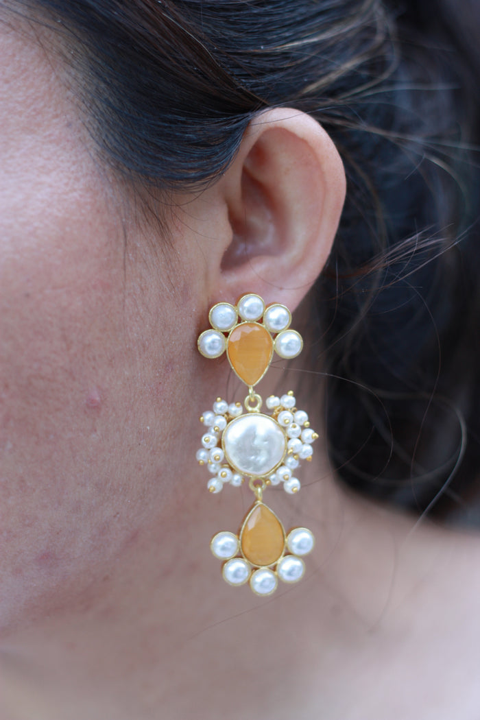Sunlit Marigold Chandeliers