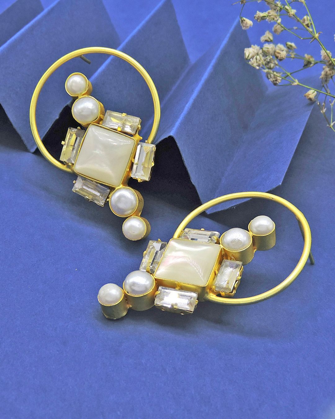 Sophia Earrings - Earrings - Handcrafted Jewellery - Made in India - Dubai Jewellery, Fashion & Lifestyle - Dori