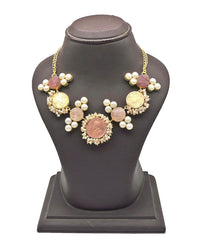 Padra Necklace in Strawberry Quartz - Necklaces - Handcrafted Jewellery - Made in India - Dubai Jewellery, Fashion & Lifestyle - Dori